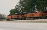 BNSF 8287 leads 6708 in a quartet of units